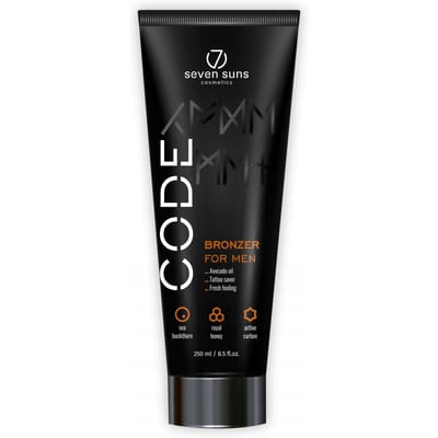 7Suns Code Bronzer voor mannen 250ml