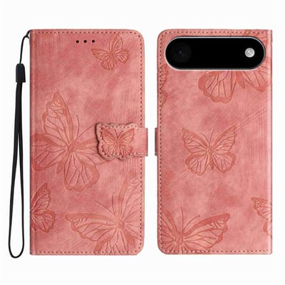 Coverup Hoesje - Geschikt voor iPhone Air Hoesje - Coverup Vlinders Book Case - Pink