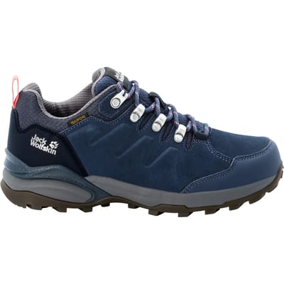 Jack Wolfskin Shoes Refugio Texapore Low Wandelschoenen Blauw EU 39 1/2 Vrouw