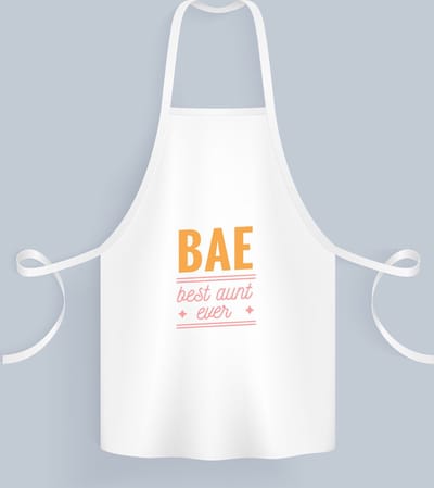 Akyol - beste tante ever Keukenschort - Tante - uw tante - liefste tante - verjaardag - cadeau - kado - bedankje - 82 bij 71 cm