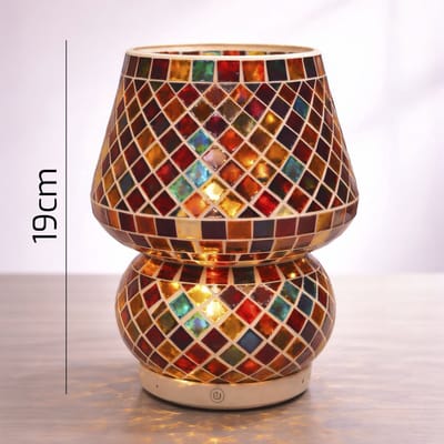 Arca Italy Mushroom Tafellamp BOLZANO, 19cm hoog, LED, oplaadbaar, giftbox