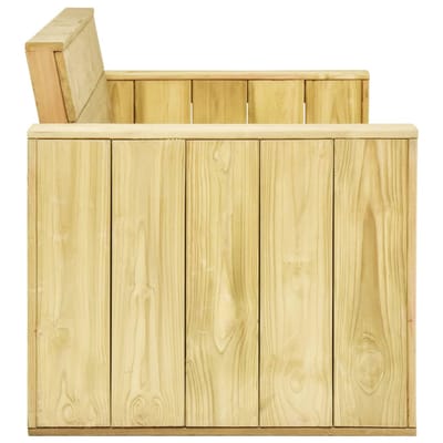 vidaXL - Tuinbank - 179 - cm - geïmpregneerd - grenenhout