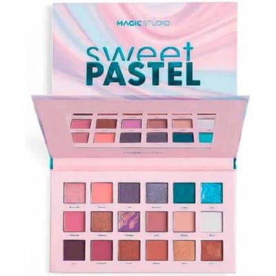 Oogschaduw - Sweet Pastel - 18 kleuren - Pastelkleuren - Niet waterdicht