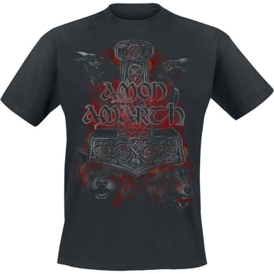Amon Amarth T-shirt - Crows And Wolves - S tot 4XL - voor Mannen - zwart