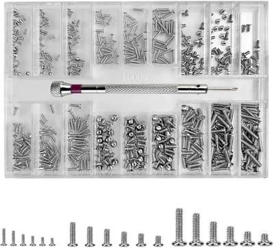 Mini reparatieschroeven - Assortimentset schroeven - Kleine reparaties - 18 specificaties - 500 stuks - Niet gespecificeerd