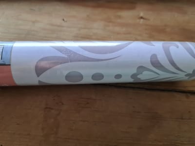 Melinera Decoratiefolie Wit/grijs Barok 45 x 200cm Zeflklevend