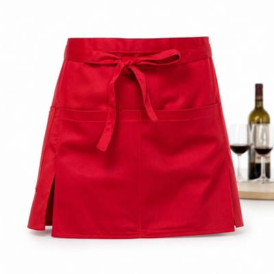 VHV - Schort - Kort Serveerschort met Zakken - Voor Horeca Keuken en Tuin