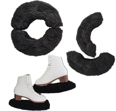 Schaatsbeschermers - Blade Covers - Schaatsen Beschermen - Badstof Materiaal - Universeel - Zwart