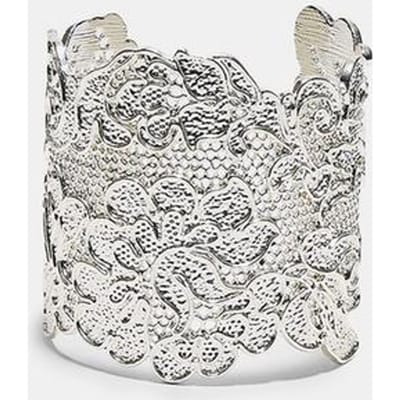Stradivarius Armband met kanteffect  Grijs OS