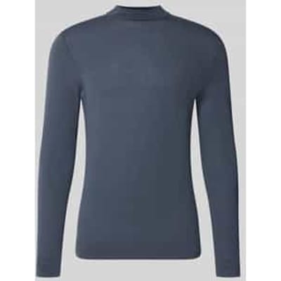 Slim fit shirt met lange mouwen van zuivere scheerwol model 'Arwon'