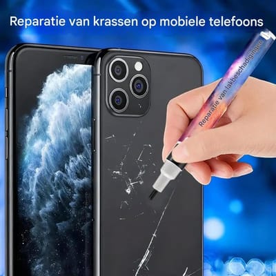 Krasverwijderaar Pen - Lakherstel Tool - Dagelijks Onderhoud - Compact Ontwerp - 14.3 cm - Zilver Goud Zwart Wit