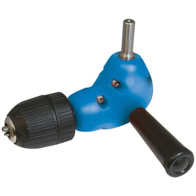 Silverline Rechte hoek spankop - Sleutelloos - Nylon hulzen - 0,8-10 mm - Lichtgewicht