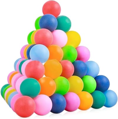 30 Stuks Gemengde Kleur Tafeltennisballen voor Training, Decoratie en Amusement Park Gebruik