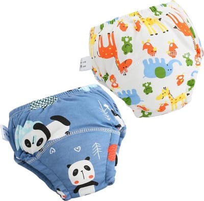 Dailygoods- Ondergoed Zindelijkheidstraining - Katoenen Trainingsbroek - 2 Stuks - Waterdicht - Ademend - Elastische Tailleband