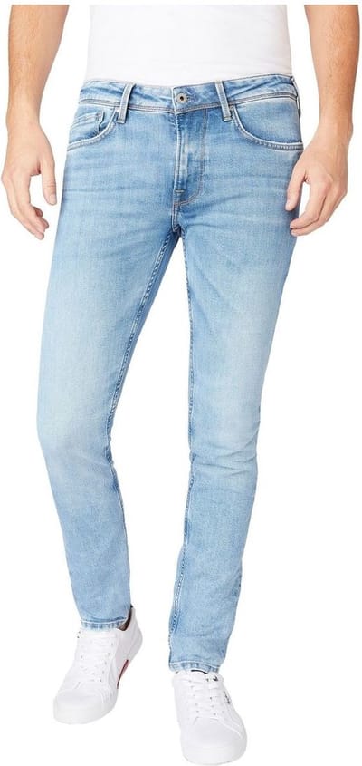 Pepe Jeans Heren Jeans Broeken regular/straight Fit Blauw 40W / 32L Volwassenen