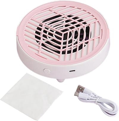 Nagelstofzuiger Elektrisch - Nagelstof Ventilator - Schoon Werken - Stille Motor - 17 x 15.8 x 5.5 cm - Wit