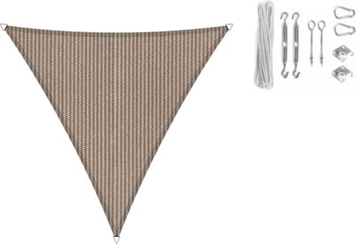 Shadow Comfort driehoek 3,6x3,6x3,6m Post Modern Mauve met Bevestigingsset