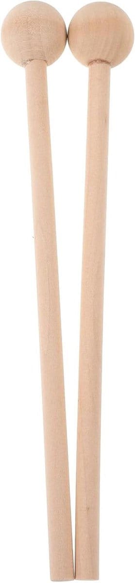 Xylofoon Stokjes - Mallets Glockenspiel - Muziekeducatie Kinderen - Kindvriendelijk Ontwerp - 20.50X2.50X2.50CM - Beige