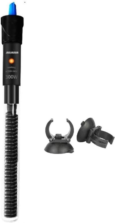 SnelShoppen - Classic Aquarium Heater voor Vissen en Schildpadden, Verstelbaar, 100W, Temperatuur Instelbaar van 18-32°C, Oververhittingsbeveiliging,