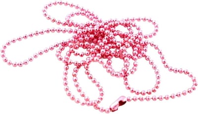 Kralenketting Rolgordijn - Kogelketting Pack - Gordijnen Verstellen - Gladde Afwerking - 5x 70 cm - Roze