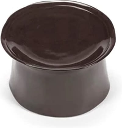 Serax Marie Michielssen La Mère diep bord op voet H11cm D19.5cm ebony