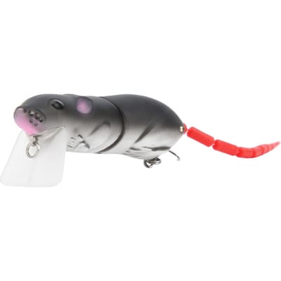 Kunstmatige Simulatie Muisvorm Aas Lokaas Visaccessoires met DregelhakenB gray