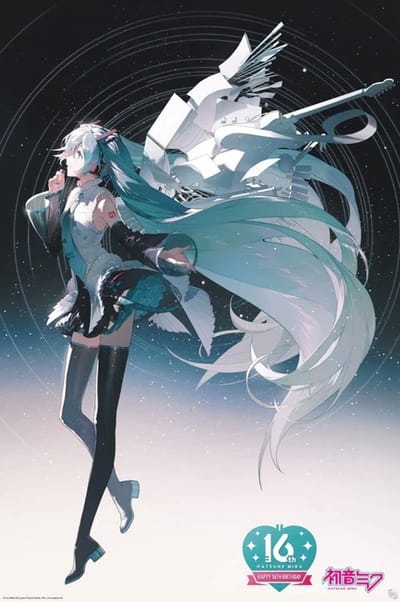 Poster Hatsune Miku - Happy 16th Birthday Miku - 61x91,5cm