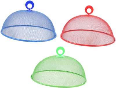 Voedselkappen Set - Voedselbeschermers - Buiten Eten - Verstelbare Deksel - 3 Stuks - Diverse Kleuren