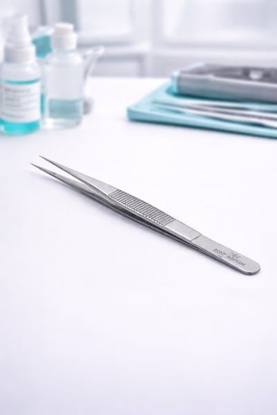 Belux Surigcal Instruments/ Splintertang STR 12 cm – RVS Chirurgische Pincet voor Splinter & Glas Verwijdering – Autoclaaf Steriliseerbaar