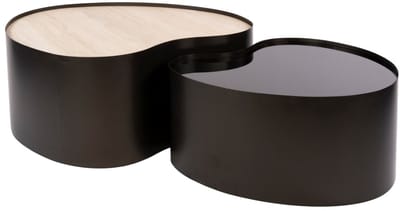 AnLi Style Salontafel Metal organisch set/2