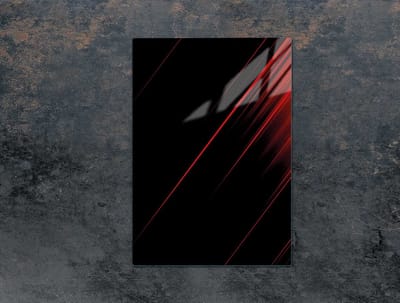 TMK ArtDeko - Glas Snijplank - Zwart - 35x52cm - Veilig en Modern