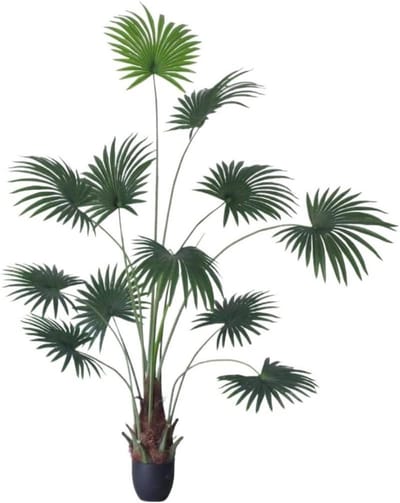 Kunstmatige Boom - Nepplant - Binnen Buiten Decoratie - Natuurlijke Stammen - 200cm - Groen