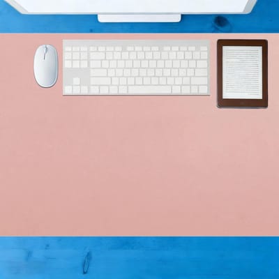 Bureau Beschermer - Bureauonderlegger Muismat - Kantoor Thuis - Waterdicht Krasbestendig - 76 x 115 cm - Roze