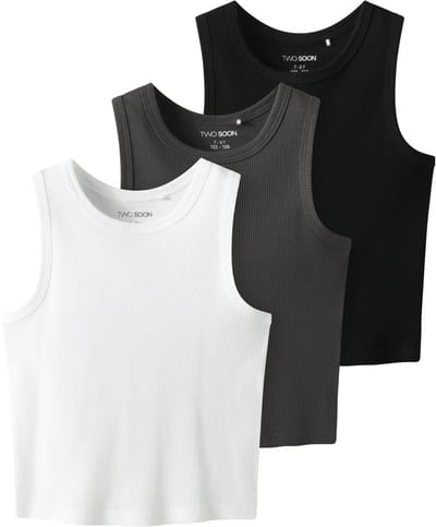 NAME IT - TKFRIX 3P SL SLIM SHORT TOP NOOS - Meisjes - Blouses