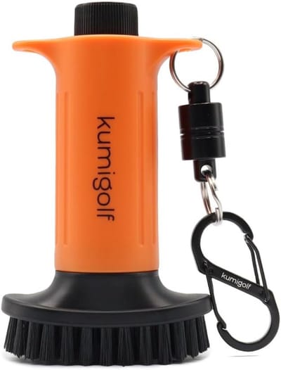 Golfclubborstel met Sproeifunctie en Magnetische Clips - Nylon Groefreiniger