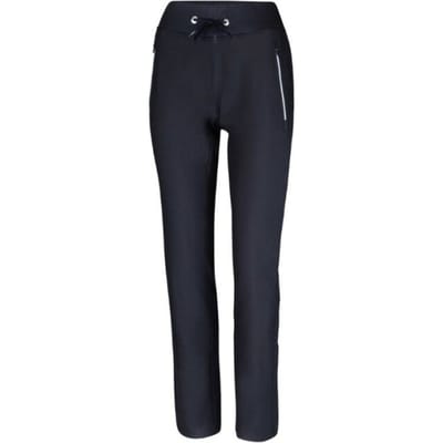 Sjeng Sports PARIS Long dames trainingsbroek zwart stretch extra lang met ritsen voor fitness en vrije tijd