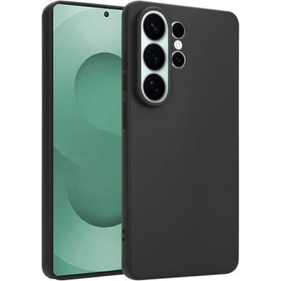 Ceezs Siliconen Hoesje - Geschikt voor Samsung Galaxy S26 Ultra - Backcover - Zwart