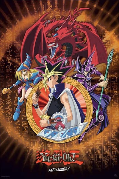 Poster Yu-Gi-Oh! - Yugi Slifer And Magician 61x91,5cm