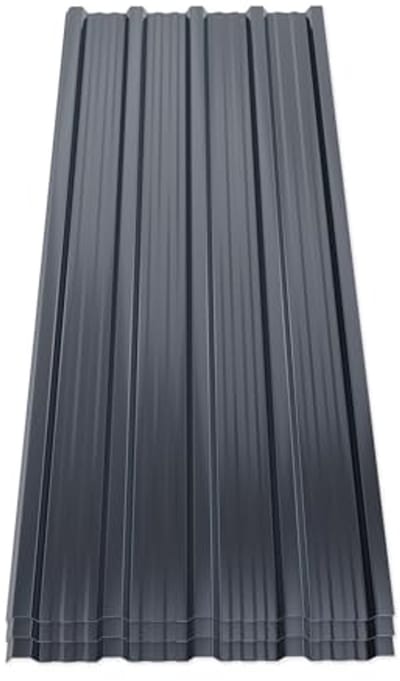 Metalen Dakplaten Set van 14 Stuks - Gegolfde Waterdichte Tegels voor Garages en Bouwprojecten