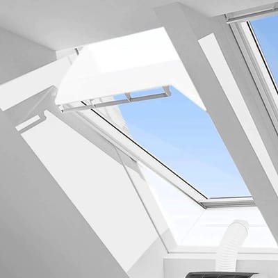 2-pack – Raamafdichtingsdoek – 190 cm – Raamafdichtingsset voor mobiele airconditioners – Raamafdichtingsstrip – Universeel geschikt voor deuren en ramen – Afsluiter voor schuifdeuren en -ramen – Eenvoudige installatie