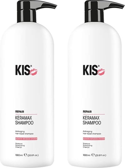 KIS - Kappers KeraMax - 2 x 1000 ml - Shampoo