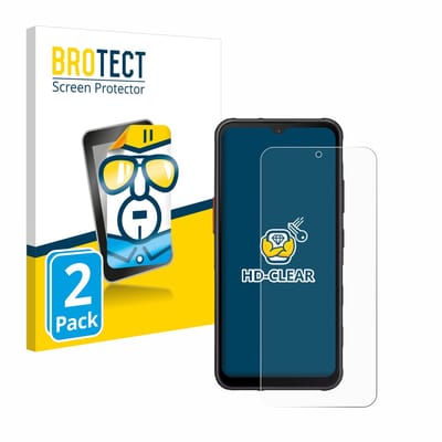 BROTECT - Screenprotector voor Samsung Galaxy XCover 7 / 7 Pro - Folie Beschermfolie transparant 2 Stuks