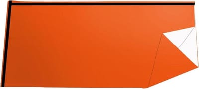 Nooddeken Thermisch - Slaapzak Nood - Buiten Overleven - Warmte Reflecterend - 205 x 93 cm - Oranje