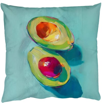 Sierkussens - Kussentjes Woonkamer - 50x50 cm - Avocado - Groen - Pit - Schaduw