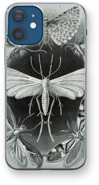 Case Company® - Hoesje geschikt voor iPhone 12 mini hoesje - Haeckel Tineida - Soft Cover Telefoonhoesje - Bescherming aan alle Kanten en Schermrand