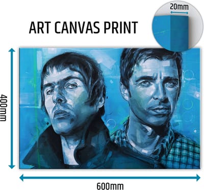 Oasis canvas schilderij 60x40 cm