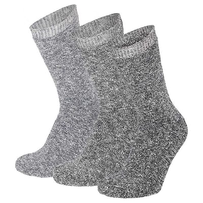 Apollo - Badstof sokken - Unisex - Maat 36 t/m 47 - 3-Pak - warme sokken dames - warme sokken heren - Wintersokken - warme sokken