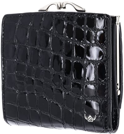 Golden Head Leren portemonnee Cayenne RFID Protect Bügelbörse 2049 Schwarz zwart