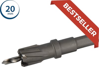ProFit Endura gatfrees 20x25 mm met variabele HM vertanding met HSCO M35 centreerboor