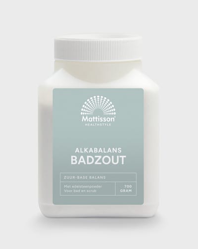 Mattisson - AlkaBalans Zuurbase Badzout - Rijk aan Himalaya Zout, Mineralen & Edelsteenpoeder - Basisch Badzout - Vegan - 700 Gram